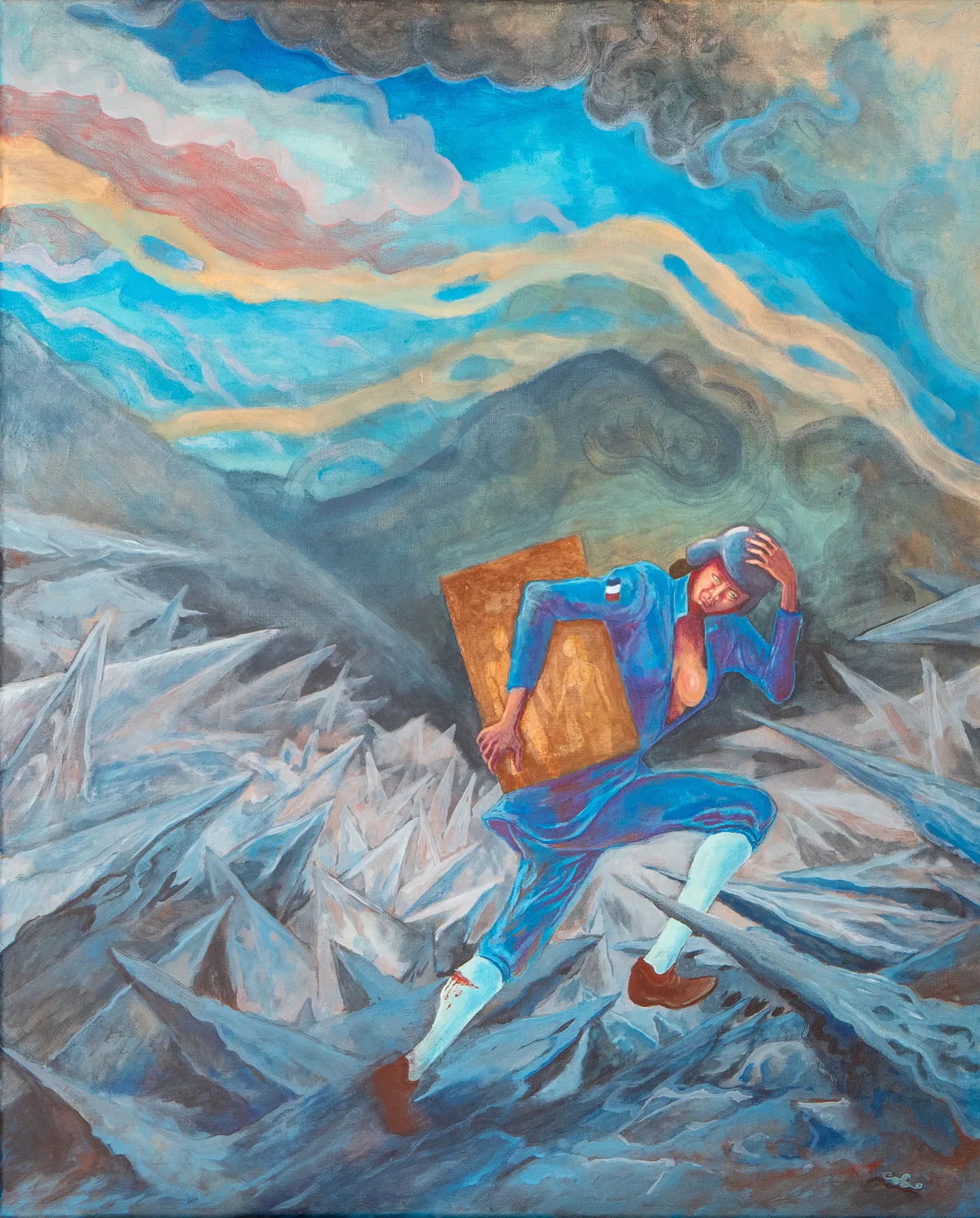 La dissidente, Acrylique Extra-Fine sur toile en lin