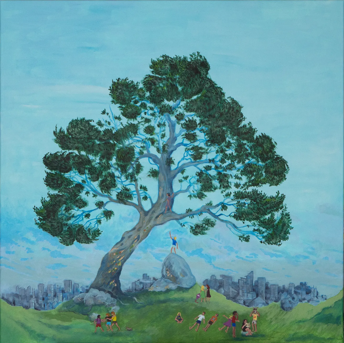 Civilisation, Acrylique Extra-Fine sur toile en lin